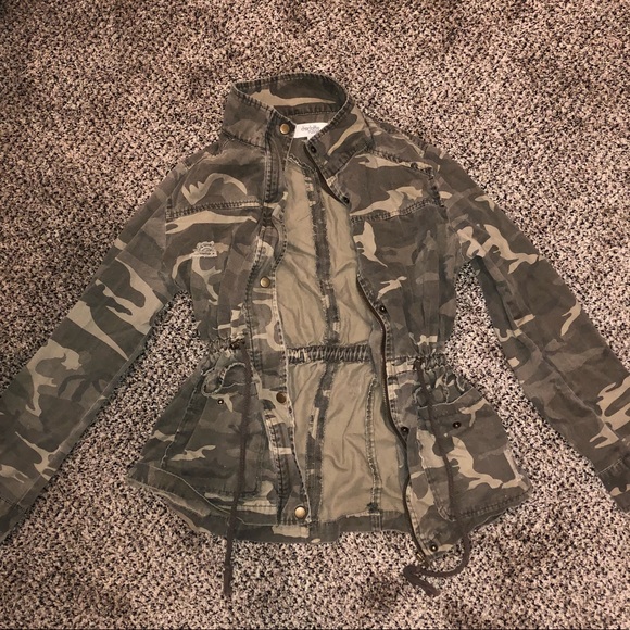 Charlotte Russe Jackets & Blazers - Camo Jacket